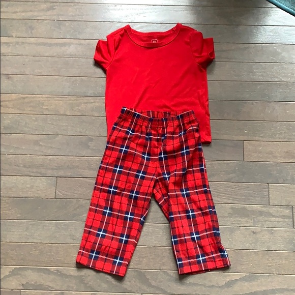 baby plaid pajama pants